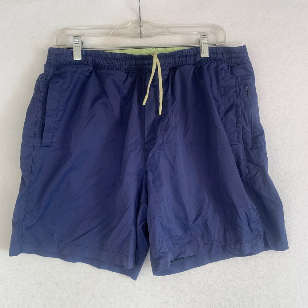 Birddogs Gym Shorts Mens XXL Navy Blue Lined Boomstick Pockets Nylon 7"